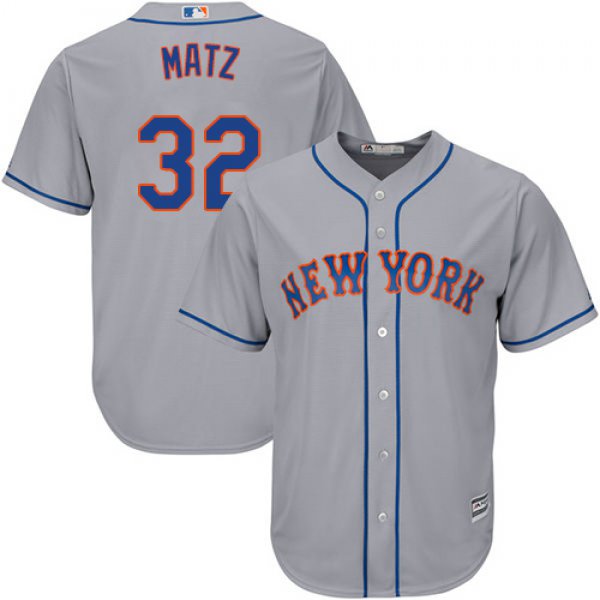Mets #32 Steven Matz Grey Cool Base Stitched Youth Baseball Jersey