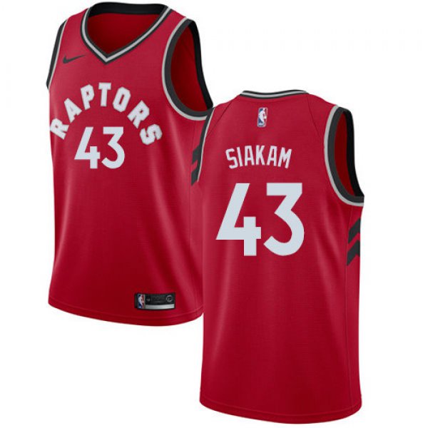Youth Toronto Raptors #43 Pascal Siakam Red Basketball Swingman Icon Edition Jersey