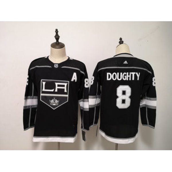 Los Angeles Kings #8 Drew Doughty Black Youth Adidas Jersey