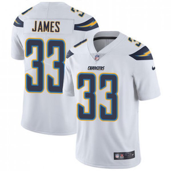 Nike Chargers #33 Derwin James White Youth Stitched NFL Vapor Untouchable Limited Jersey