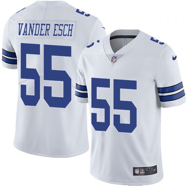 Nike Cowboys #55 Leighton Vander Esch White Youth Stitched NFL Vapor Untouchable Limited Jersey