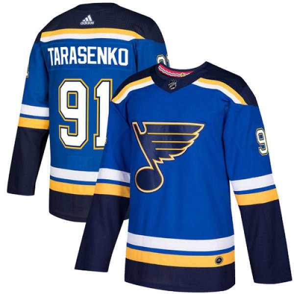 Adidas St. Louis Blues #91 Vladimir Tarasenko Blue Home Authentic Stitched Youth NHL Jersey
