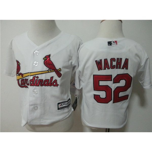 Toddler St. Louis Cardinals #52 Michael Wacha White Home MLB Majestic Baseball Jersey