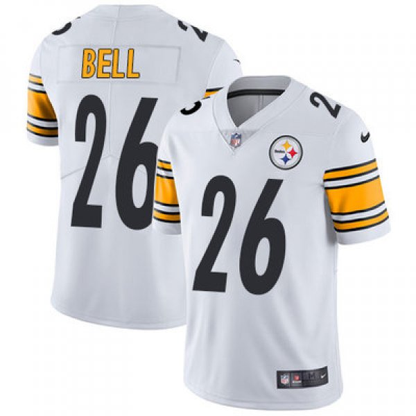 Youth Nike Steelers #26 Le'Veon Bell White Stitched NFL Vapor Untouchable Limited Jersey