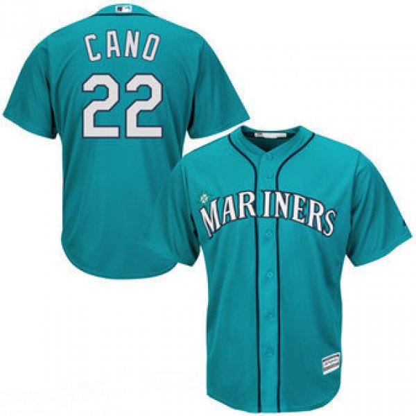 Youth Seattle Mariners Robinson Cano Majestic Northwest Green Alternate Cool Base Player Jersey