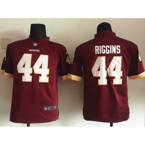 Youth Washington Redskins #44 John Riggins Burgundy Red Retired Player NFL Nike Game Jersey