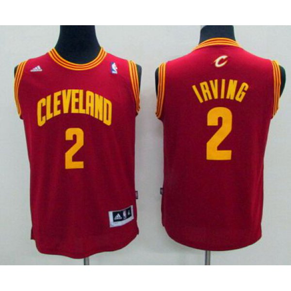 Youth Cleveland Cavaliers #2 Kyrie Irving Red Jersey