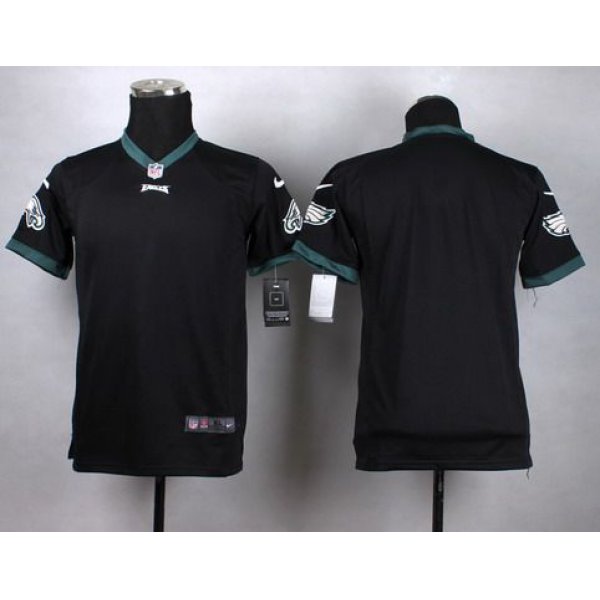 Youth Philadelphia Eagles Blank Nike Black Game Jersey