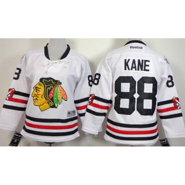 Chicago Blackhawks #88 Patrick Kane 2015 Winter Classic White Kids Jersey