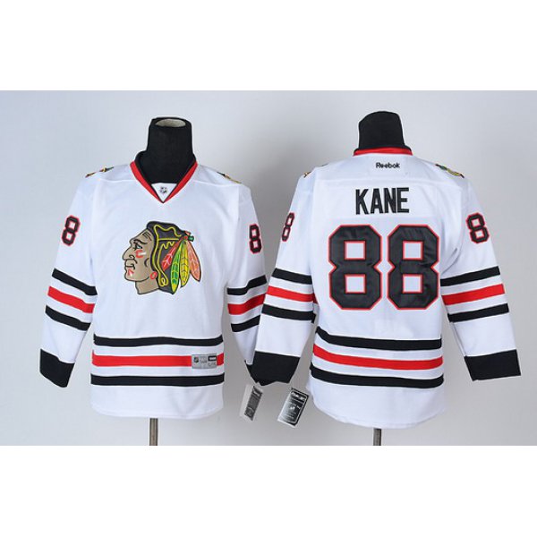 Chicago Blackhawks #88 Patrick Kane White Kids Jersey