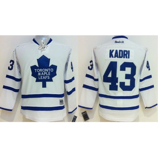 Toronto Maple Leafs #43 Nazem Kadri White Kids Jersey