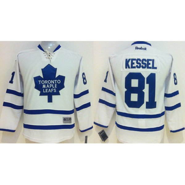 Toronto Maple Leafs #81 Phil Kessel White Kids Jersey