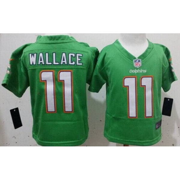 Nike Miami Dolphins #11 Mike Wallace 2013 Green Toddlers Jersey