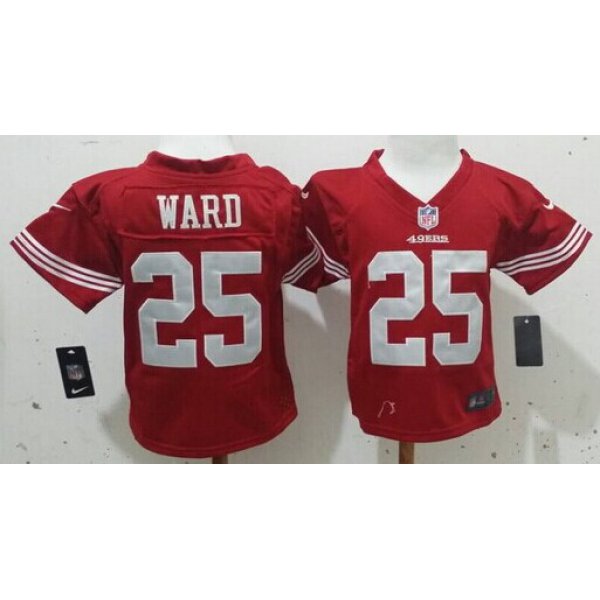 Nike San Francisco 49ers #25 Jimmie Ward Red Toddlers Jersey