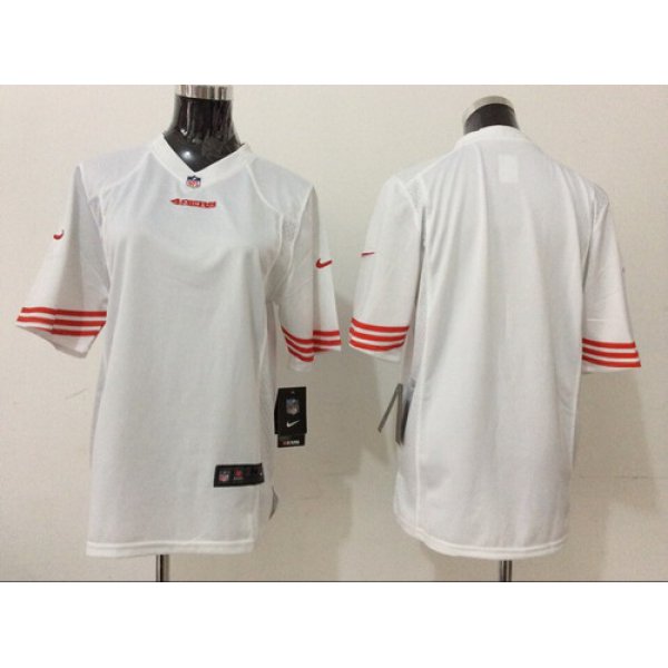 Nike San Francisco 49ers Blank White Game Kids Jersey