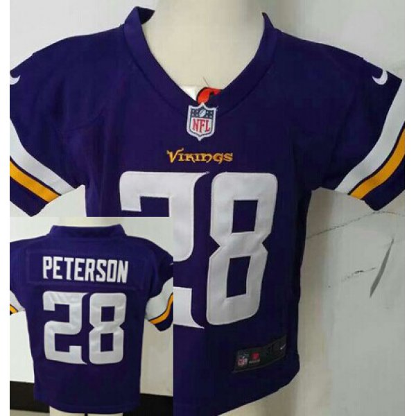 Nike Minnesota Vikings #28 Adrian Peterson 2013 Purple Toddlers Jersey