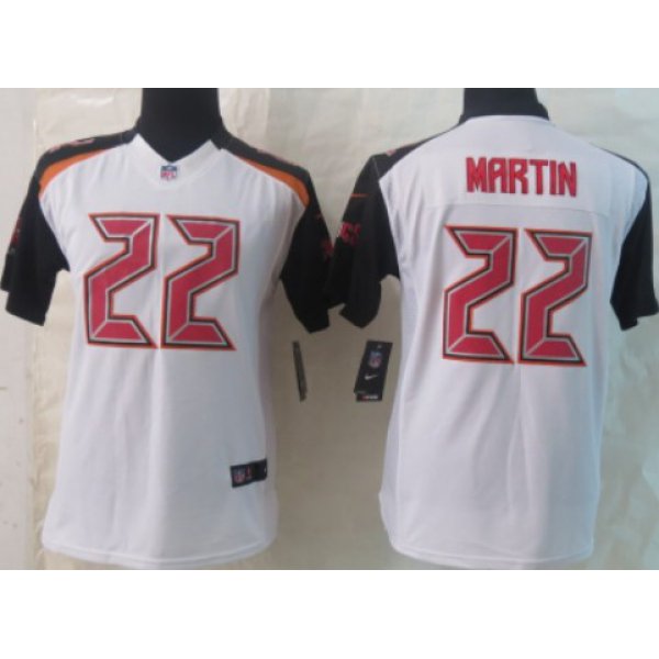 Nike Tampa Bay Buccaneers #22 Doug Martin 2014 White Limited Kids Jersey