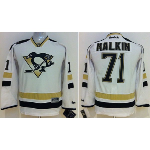 Pittsburgh Penguins #71 Evgeni Malkin 2014 Stadium Series White Kids Jersey