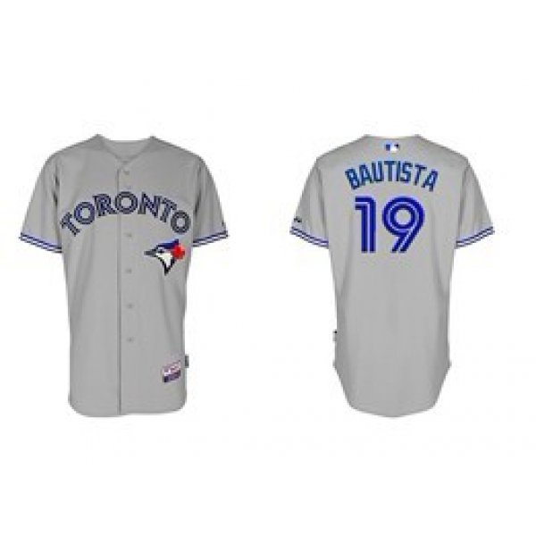 Toronto Blue Jays #19 Jose Bautista Gray Kids Jersey