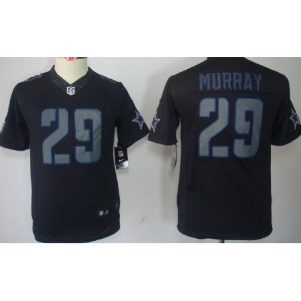 Nike Dallas Cowboys #29 DeMarco Murray Black Impact Limited Kids Jersey