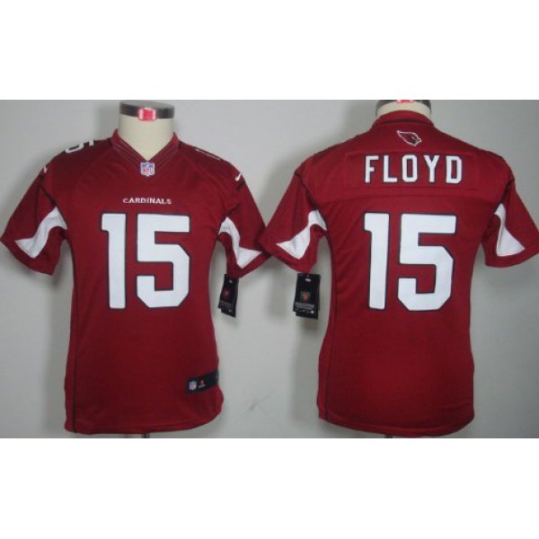 Nike Arizona Cardinals #15 Michael Floyd Red Limited Kids Jersey