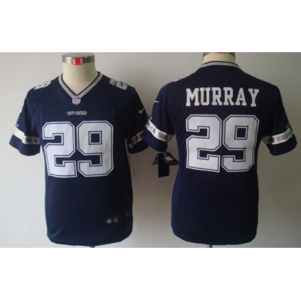 Nike Dallas Cowboys #29 DeMarco Murray Blue Limited Kids Jersey
