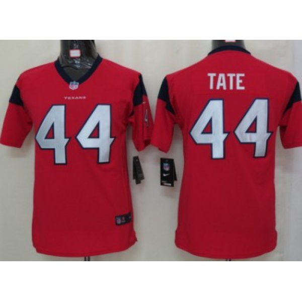 Nike Houston Texans #44 Ben Tate Red Game Kids Jersey