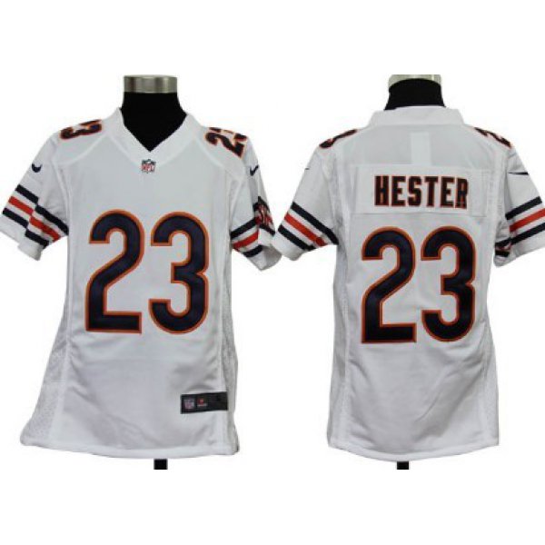 Nike Chicago Bears #23 Devin Hester White Game Kids Jersey
