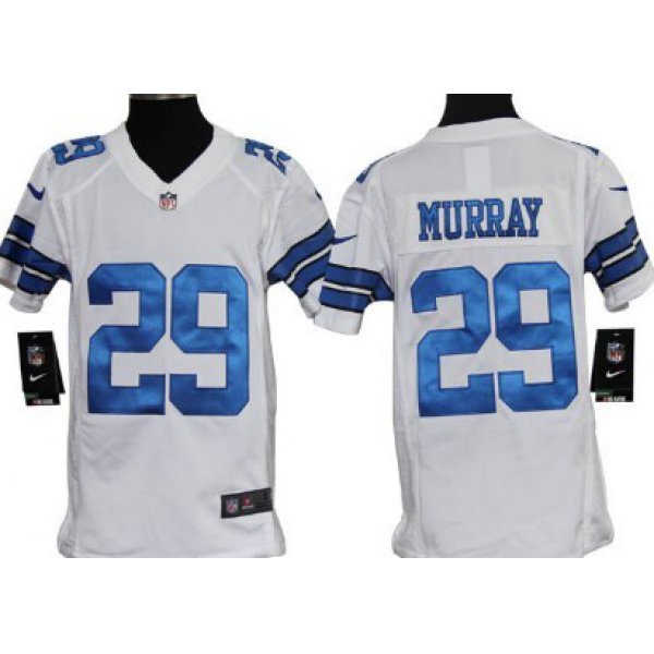 Nike Dallas Cowboys #29 DeMarco Murray White Game Kids Jersey