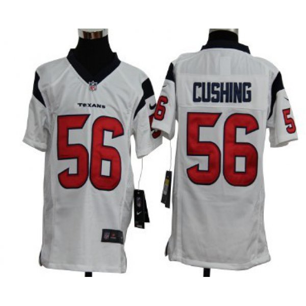 Nike Houston Texans #56 Brian Cushing White Game Kids Jersey