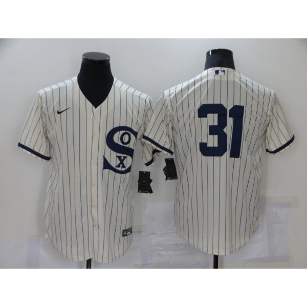 Men's Chicago White Sox #31 Liam Hendriks 2021 Cream Field of Dreams Cool Base Stitched Nike Jersey