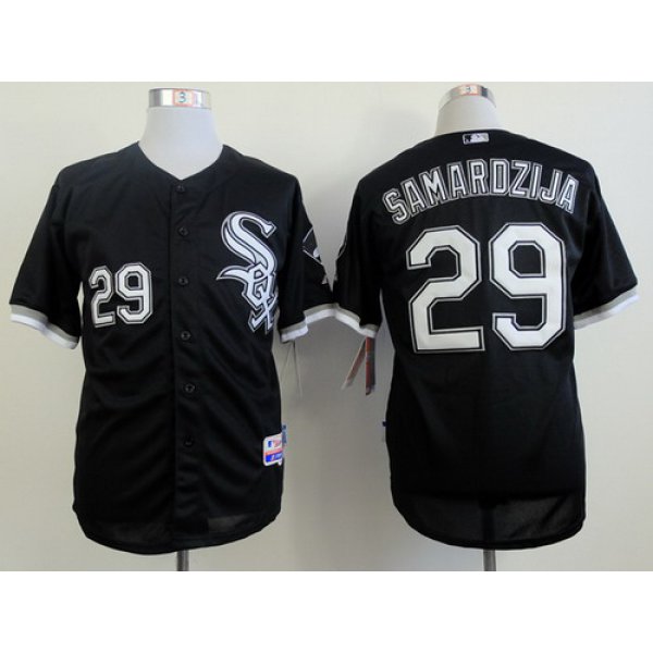 Chicago White Sox #29 Jeff Samardzija Black Jersey