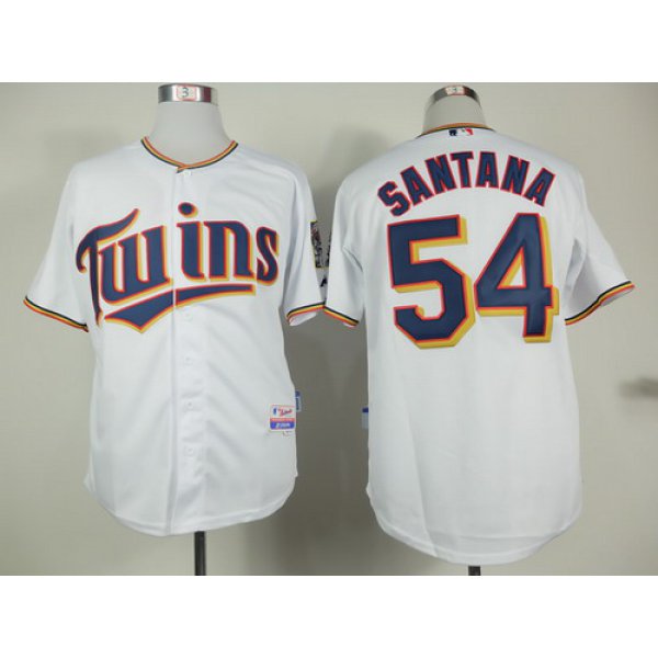 Minnesota Twins #54 Ervin Santana 2015 White Jersey