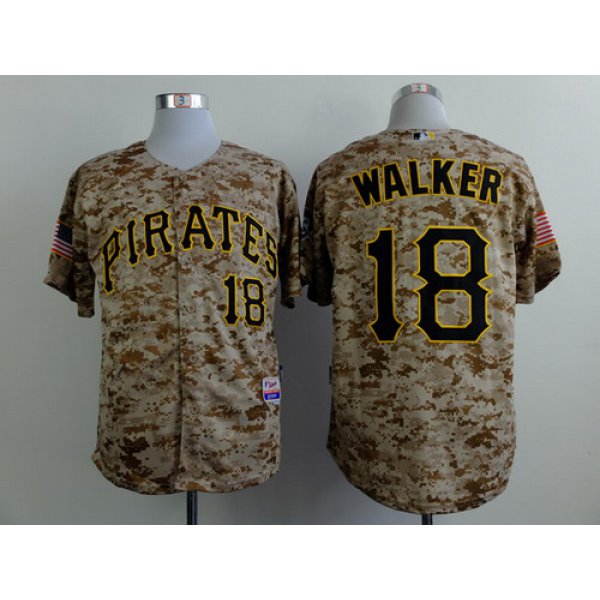 Pittsburgh Pirates #18 Neil Walker 2014 Camo Jersey