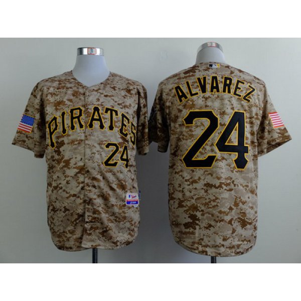 Pittsburgh Pirates #24 Pedro Alvarez 2014 Camo Jersey