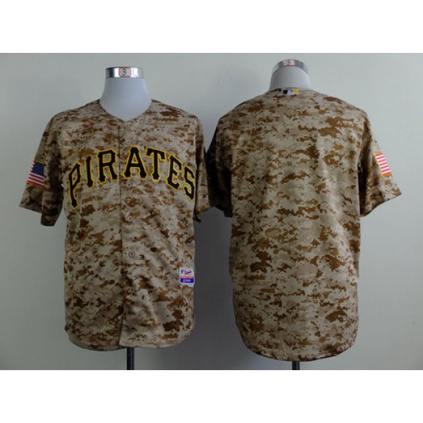 Pittsburgh Pirates Blank 2014 Camo Jersey