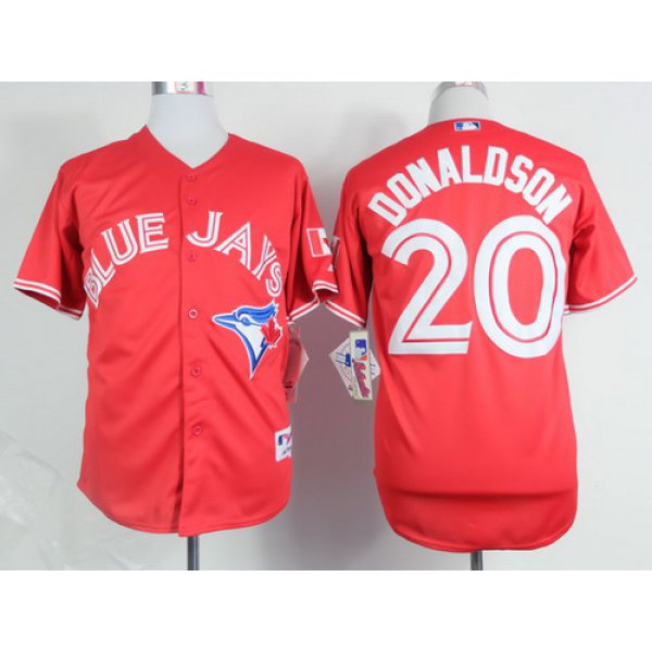 Toronto Blue Jays #20 Josh Donaldson Red Jersey