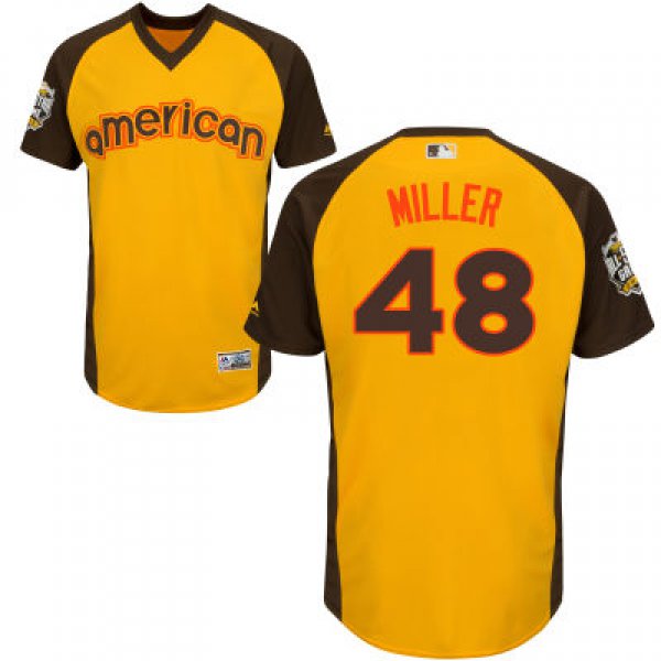 Men's American League New York Yankees #48 Andrew Miller Gold 2016 MLB All-Star Cool Base Collection Jersey