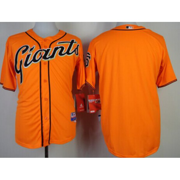 San Francisco Giants Blank Orange Jersey