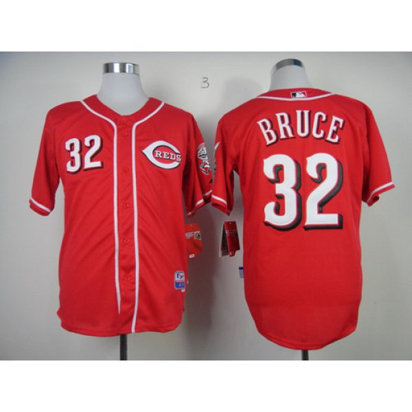 Cincinnati Reds #32 Jay Bruce Red Jersey