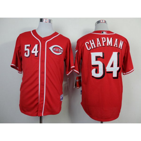 Cincinnati Reds #54 Aroldis Chapman Red Jersey