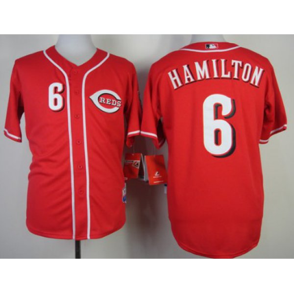 Cincinnati Reds #6 Josh Hamilton Red Jersey