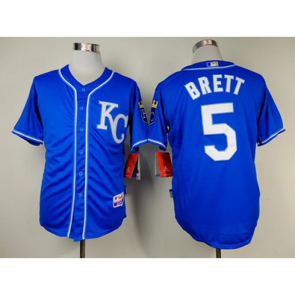 Kansas City Royals #5 George Brett 2014 Blue Jersey