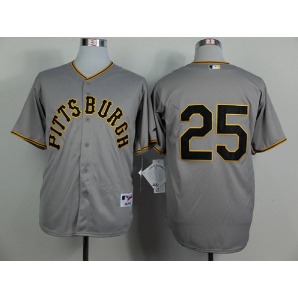 Pittsburgh Pirates #25 Gregory Polanco 1953 Gray Jersey