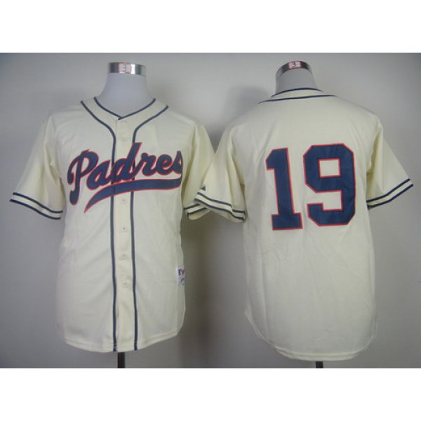 San Diego Padres #19 Tony Gwynn 1948 Cream Jersey