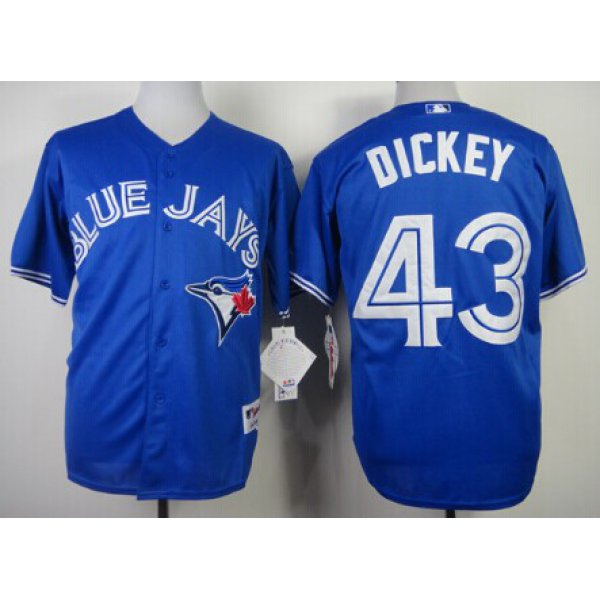 Toronto Blue Jays #43 R.A. Dickey Blue Jersey