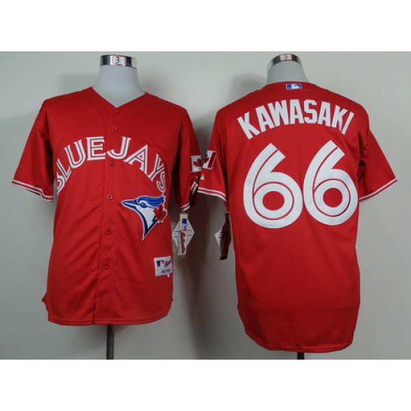 Toronto Blue Jays #66 Munenori Kawasaki Red Jersey