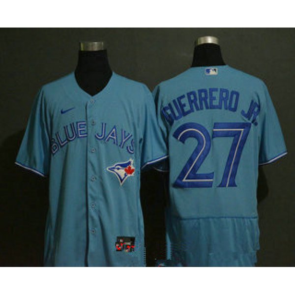 Men's Toronto Blue Jays #27 Vladimir Guerrero Jr. Blue Stitched MLB Flex Base Nike Jersey