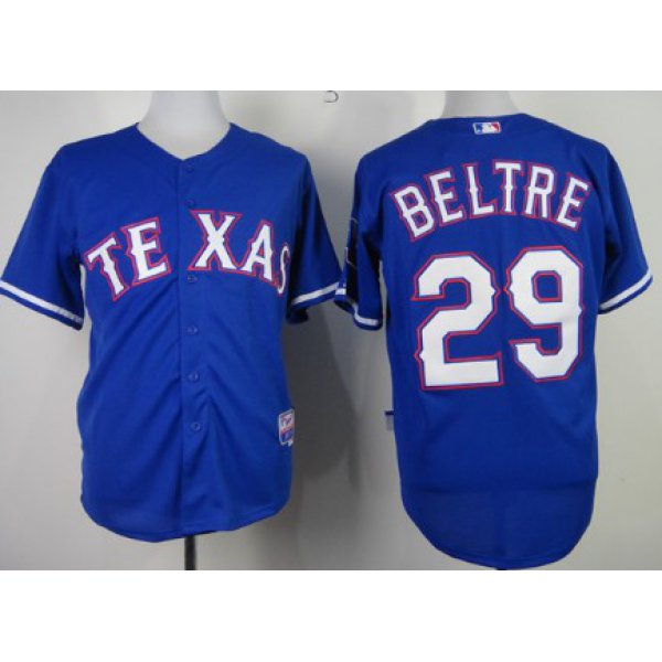 Texas Rangers #29 Adrian Beltre 2014 Blue Jersey