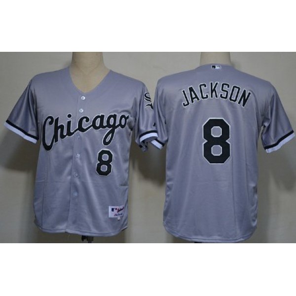 Chicago White Sox #8 Bo Jackson Gray Jersey